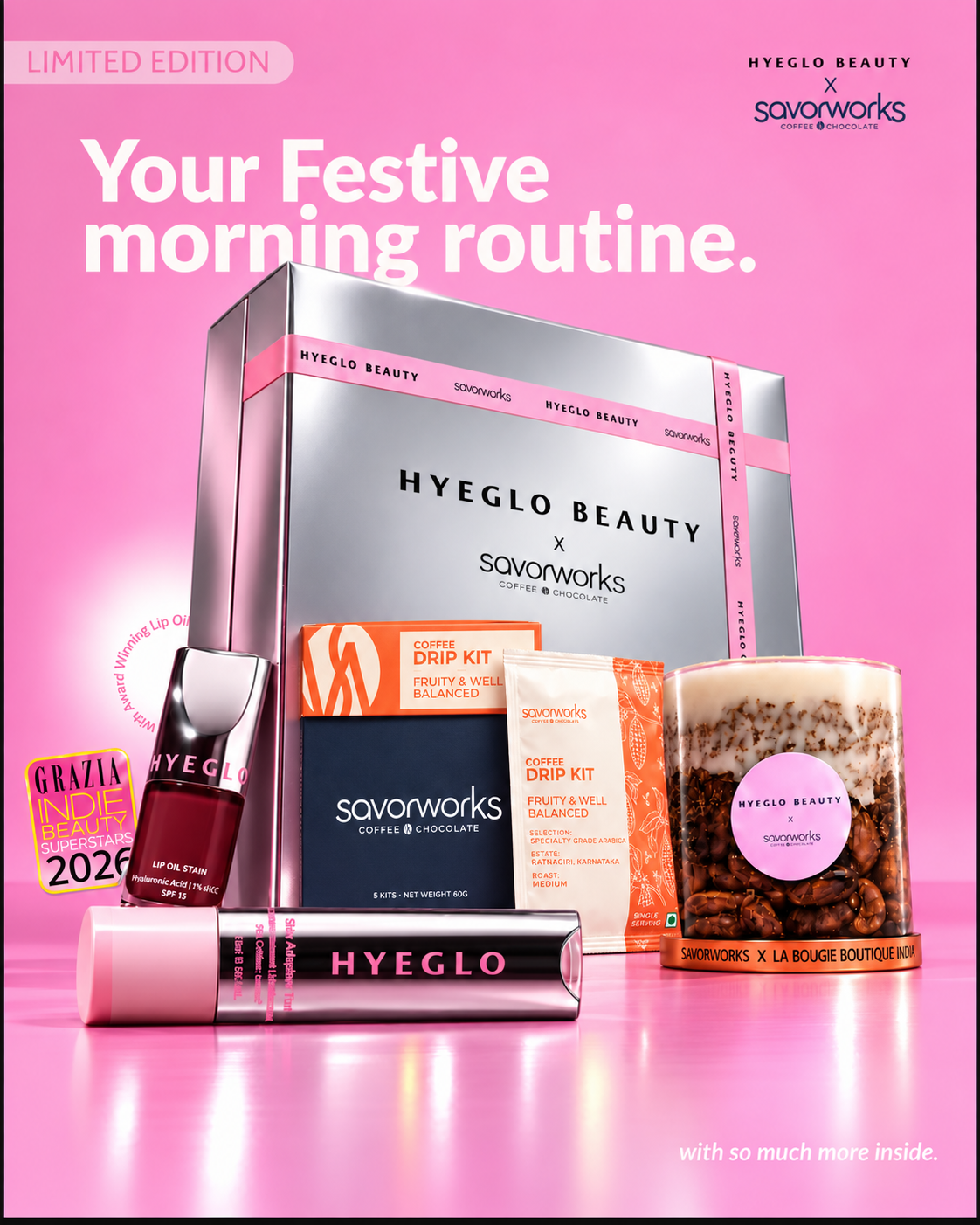 Hyeglo x Savorworks Festive Indulgence Gift Box – The Candle Edit