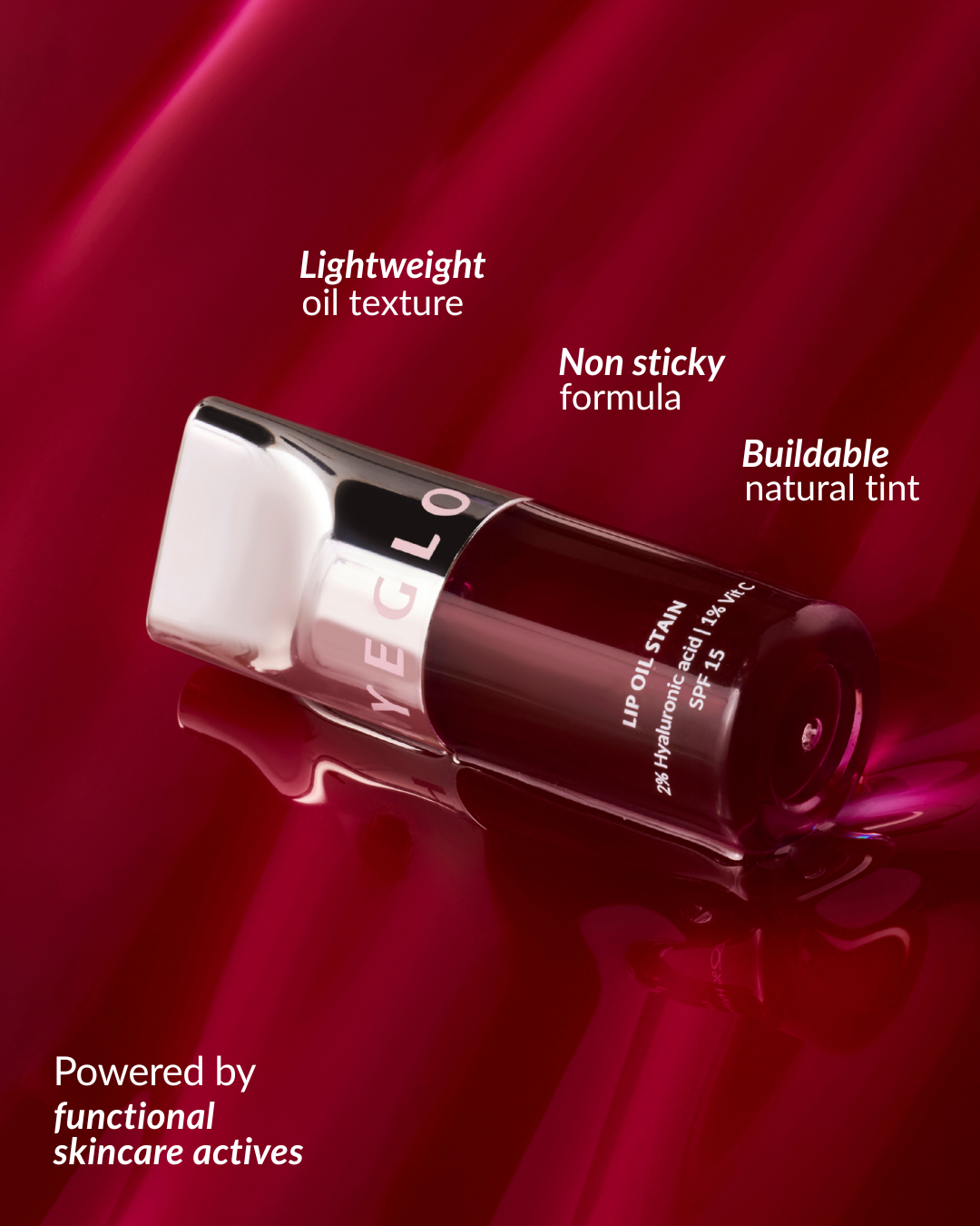 Better left behind Lip Oil Stain - Maroon, but better