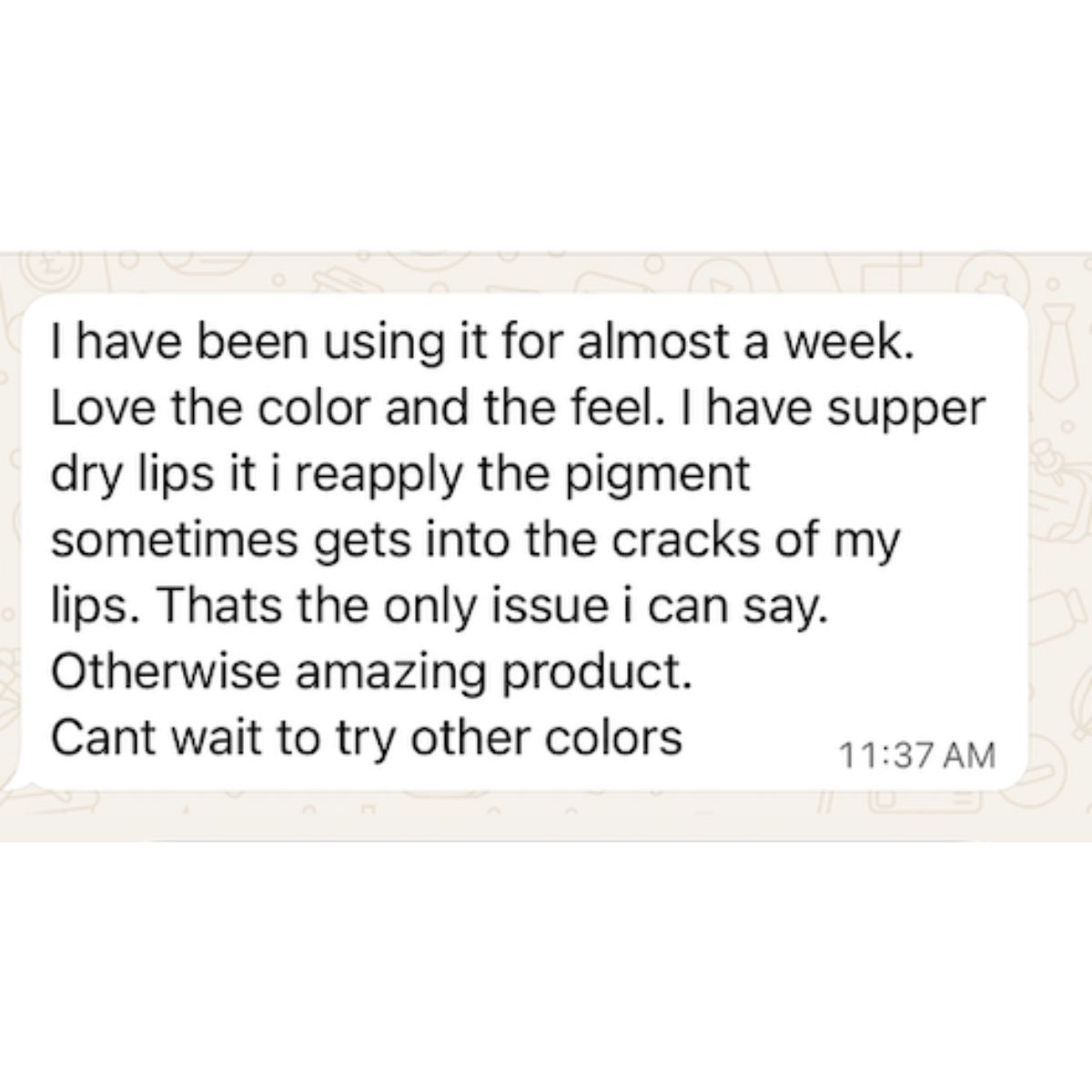 Customer review