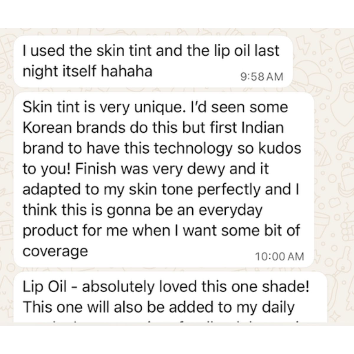 Customer review